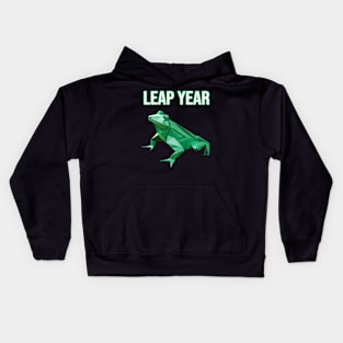 Leap Year Origami Frog - PanfurWare LLC Kids Hoodie